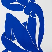 Letture d’arte domenicale; 'Nudo blu', 1952-Matisse