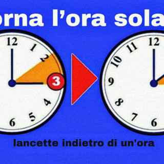 Questa notte torna l'ora solare, lancette indietro di un'ora