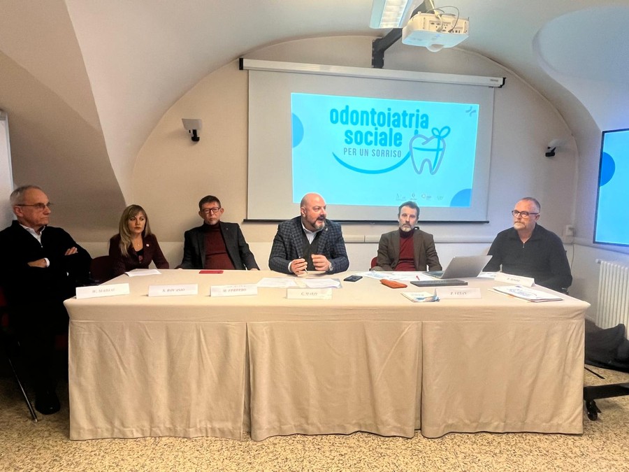 Un momento della conferenza stampa di presentazione dell'iniziativa