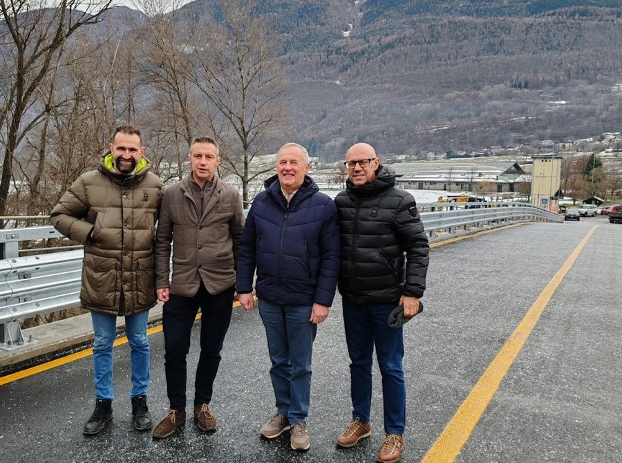 Ha riaperto al traffico il ponte di Brissogne