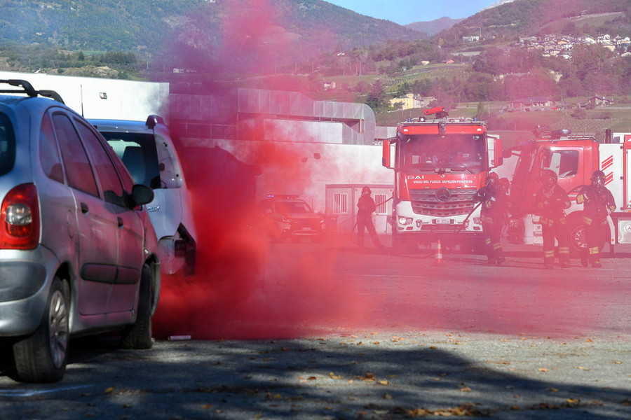 Intervento su incidente radiologico; mirata esercitazione di Protezione civile