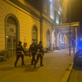 Agenti della Polizia locale intervenuti alla stazione di Aosta