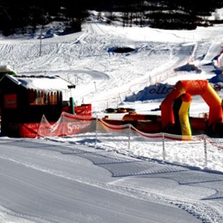 Ollomont, pista di sci ancora chiusa ma gestione avviata con bar, area giochi e tapis roulant