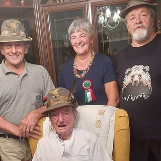 Livio Prato, il Decano del Gruppo Alpini Aosta