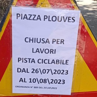 Aosta, chiude piazza Plouves da mercoledì 26 luglio al 10 agosto