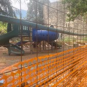 Aosta, il cantiere della pista ciclabile si è 'mangiato' i giochi dei bimbi