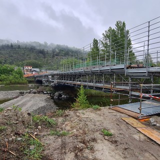 Danni alluvionali la causa di ritardo della riapertura del ponte di Brissogne