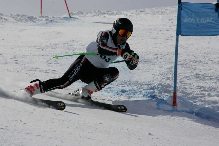 Riccardo Parini in gara (foto di repertorio)