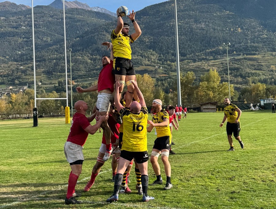 Rugby: buonissima la prima di B per lo Stade Valdotain