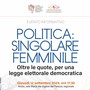 'Politica: singolare femminile': conferenza della Consulta regionale per le pari opportunità