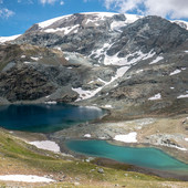 Uno scorcio del vallone di Cime Bianche