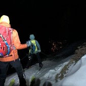 Sani e salvi due scialpinisti in difficoltà al colle Pinter