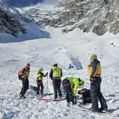 Grave freerider travolto da valanga sul Bianco