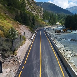 Ha riaperto oggi alle 7 la strada regionale 47 per Cogne