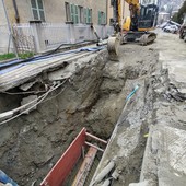 Aosta, ripristinata fognatura in via Monte Vodice