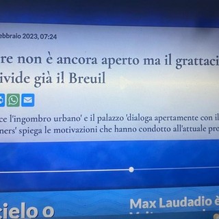 Il 'caso The Stone' finisce su Striscia la Notizia, a Cervinia l'inviato Laudadio