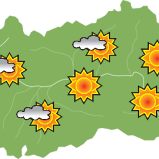 Si alterna tra sole e nuvole il fine settimana