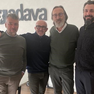 Da sn Emilio Conte, Giovanni Valente, Luigi Fosson e Michele Ciarlariello