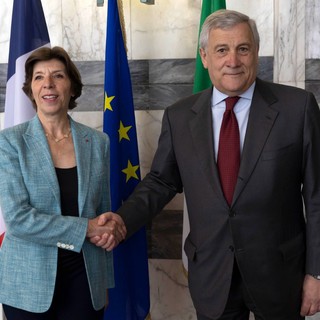 I ministri Catherine Colonna e Antonio Tajani