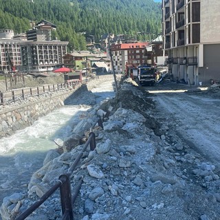 Piove sul Breuil, Marmore sotto osservazione e le ruspe sono pronte a intervenire