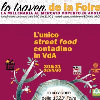 Lo street food valdostano alla Foire de Saint-Ours