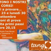 Aosta, a lezioni di tango con i maestri 'top' di TangOltre