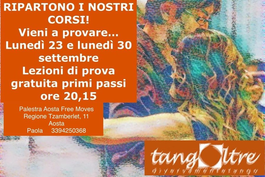 Aosta, a lezioni di tango con i maestri 'top' di TangOltre