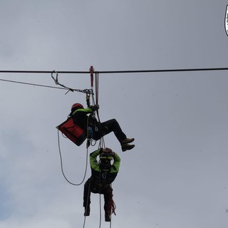 Vigili del fuoco: terminata con successo maxi esercitazione per gli specialisti del SAF