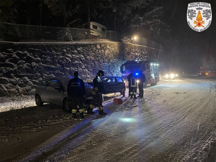 Tre feriti in un incidente stradale a Pré-St-Didiér