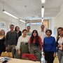 Foto di gruppo per i giovani videodocumentaristi e gli organizzatori della formazione