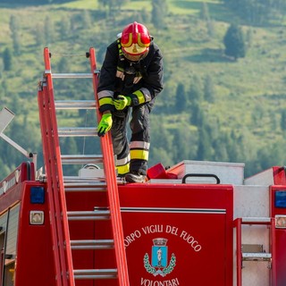 Domato incendio al maneggio di Aosta