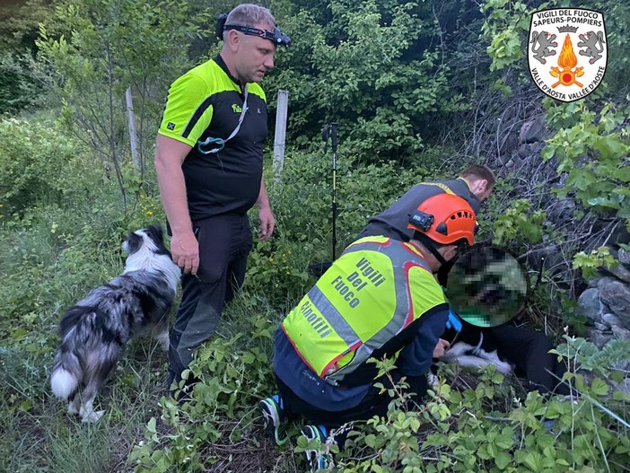 Ritrovato vivo ma infortunato anziano scomparso da comunità di Aymavilles