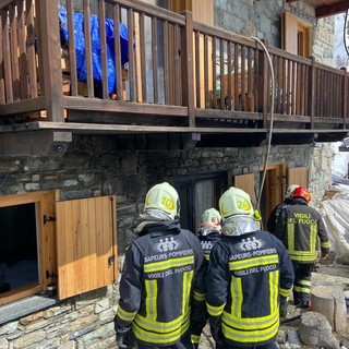 Domato incendio in abitazione a Valtournenche