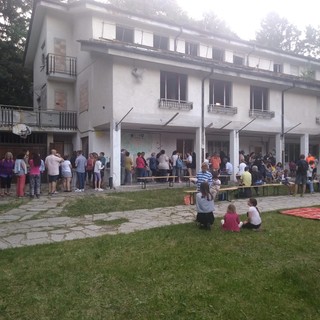 Un evento organizzato anni fa da 'L'albero di Zaccheo' nella ex colonia dove nascerà la Casa